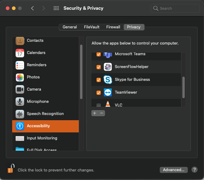 ScreenFlow: Adding OS permissions macOS Big Sur + Screenflow 9.0.7 and ...