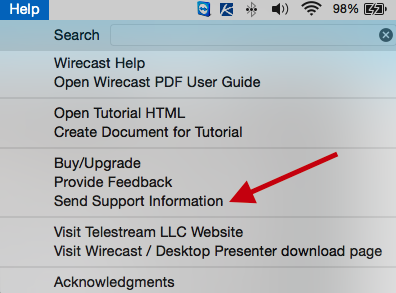 Wirecast: Support Assistant