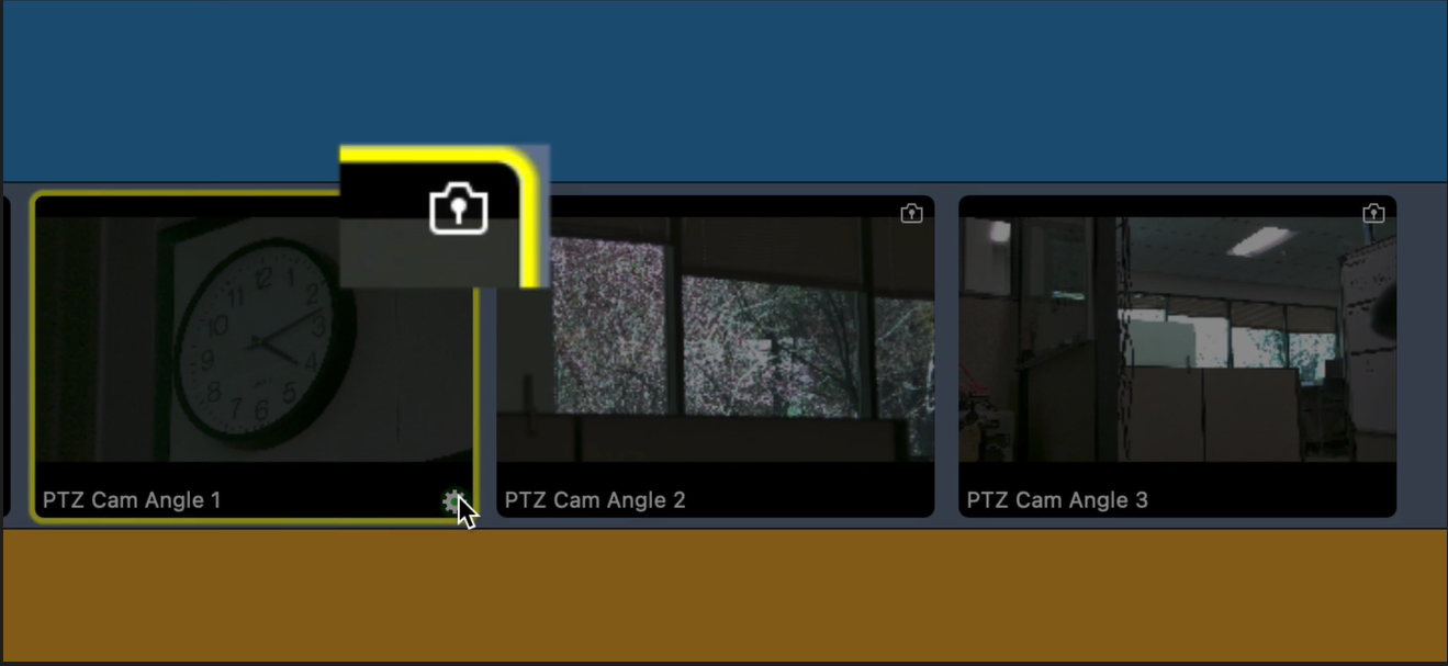 Wirecast: How to Lock the Shot Icon