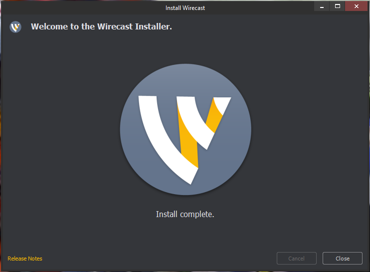 Wirecast: Installing/ Uninstalling Wirecast-Windows