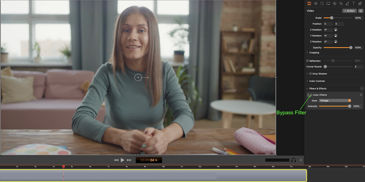 ScreenFlow: Enhanced Video Filter Implementation