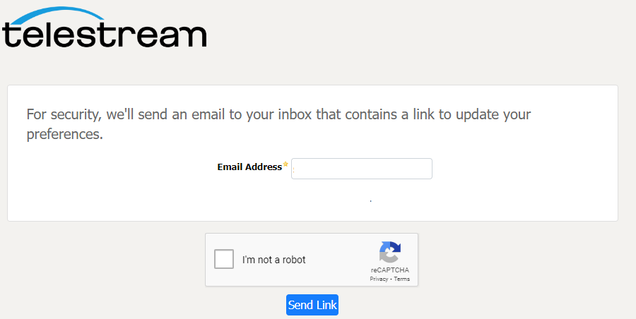 Production & Streaming: Email Opt Out