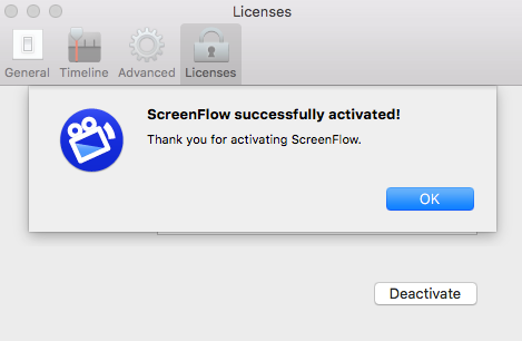 ScreenFlow: Manual/Offline Activation Guide