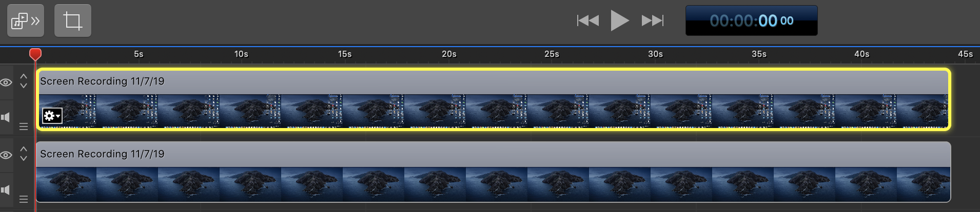 ScreenFlow: Multi-Display Recording
